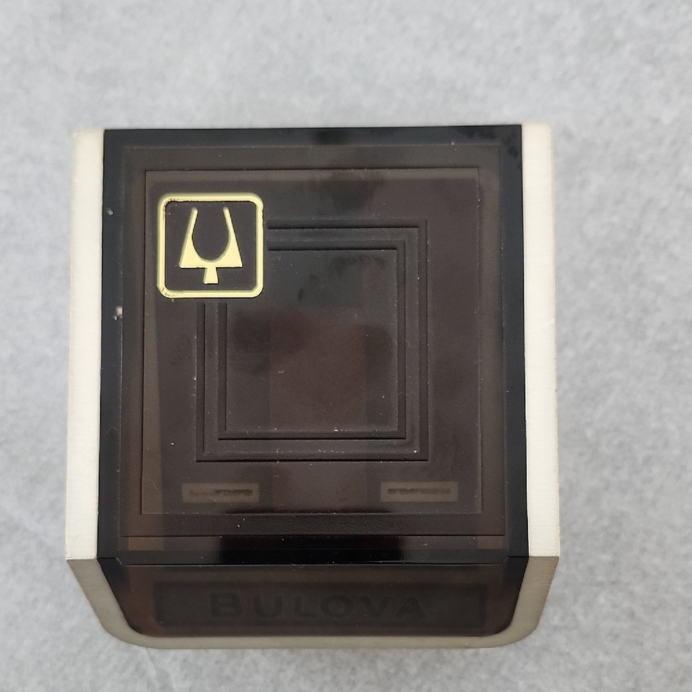 Vintage Bulova Watch Presentation Storage Box - Picture 3 of 13